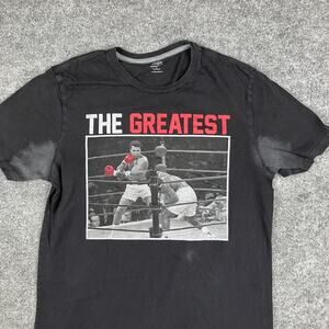Collectabilitees T-Shirt Mens Medium Black The Greatest Ali Boxing Graphic Tee